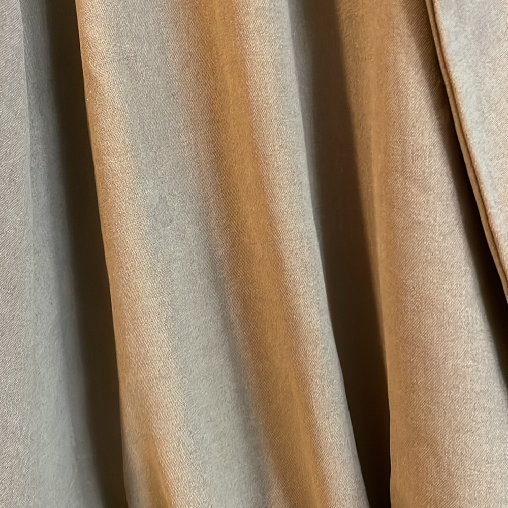 Elegant Smocked Waist Blouse - Brown - Picture 6 of 8
